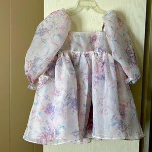 SELKIE Puff Sleeve Mini Dress